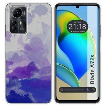 Funda de Silicona Acuarela 09 para Zte Blade A72s con Diseño de Dibujos