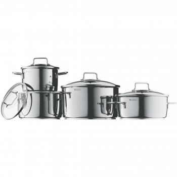 Batería de cocina de 4 piezas Astoria de WMF con ollas aptas para inducción