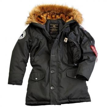 Parka de mujer Alpha Industries Polar negra XS