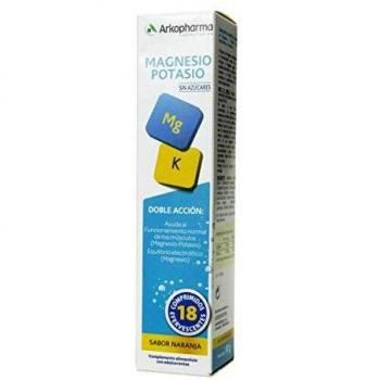 Effervescent Magnesium and Potassium Tablets - 18 Orange Flavor Tablets