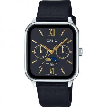 Casio Standard Analog Black Dial Quartz Men's Watch with Leather Strap MTP-M305L-1A2V