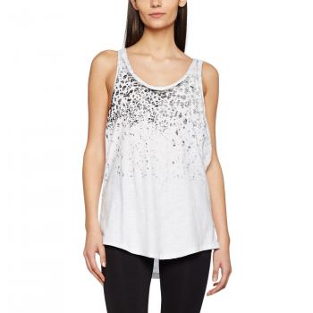 Urban Classic Women's Long Loose Leo Print Tank Top