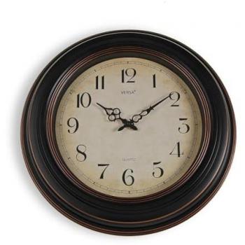 Reloj de Pared Versa Antique Plástico 4,5 x 51 x 51 cm