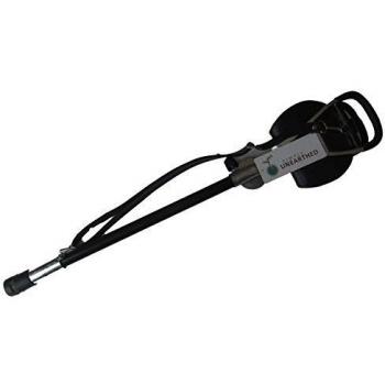 Premium Large Round Leather Seat Stick for soft and hard ground height adjustable by Simply Unearthed