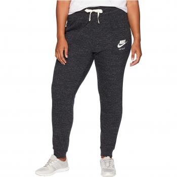 Nike W NSW Gym VNTG Pant Plus Pants, Mujer, Black/Sail, 1X