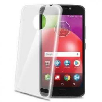 Celly Gelskin696 - Funda para Motorola E4, Transparente