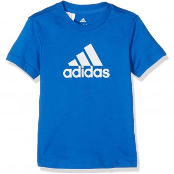 adidas I Fav Tee - Camiseta para niños de 6-9 meses, color azul / blanco