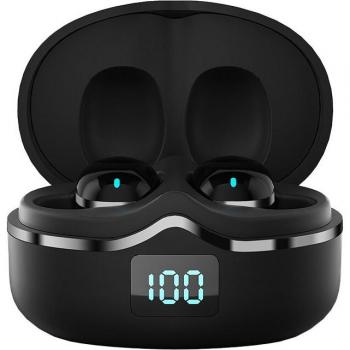 Miniauriculares Bluetooth TWS Inalámbricos con Control Táctil y Cancelación de Ruido, Auriculares Intrauditivos con Micrófono