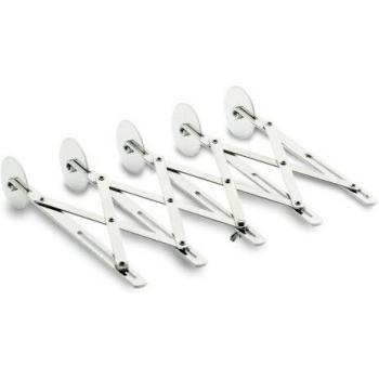 Lacor - 68246 - Cortapastas Extensible 5 ruedas Inox 18%Cr.