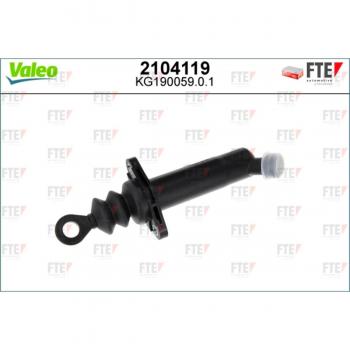 Cilindro principal embrague VALEO 2104119