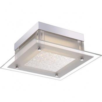 Lámpara de techo clásica Vetti Chrome - Lámpara de techo led clásica empotrada en cromo, blanco frío 4000K, 960lm