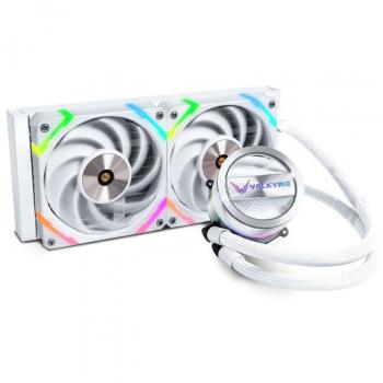 Valkyrie VK-AIODR240W Sistema de Refrigeración Líquida Todo en Uno para Ordenador, Refrigeración por Agua, Color Negro