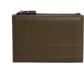 Cartera de mujer Don Algodón Viliana verde con cremallera