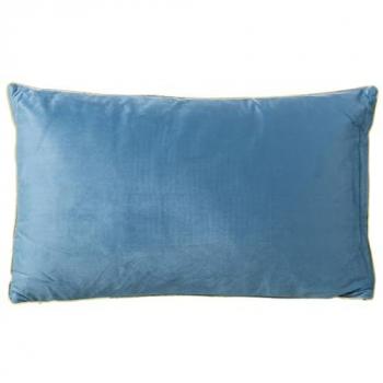 Cojín Textil Azul Dorado 30 x 50 cm Alexandra House Living