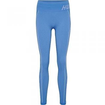Hummel Christel Women's Seamless Leggings - Mid Waist Blue