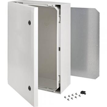 Armario eléctrico Fibox ARCA 705030 - 8120017, Caja de pared de Policarbonato Gris, con placa de montaje, dimensiones 700 x 500 x 300mm, grado de protección IP66