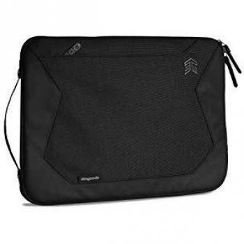 STM Myth Fleece-Lined Laptop Sleeve with Removable Strap for 13 Laptop - Black