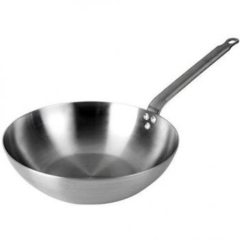 Lacor 63828 - Wok Ferrum Hierro, 28 cm, Gris