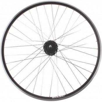 Rueda delantera Roland 28 x 1 5/8 x 1 3/8 pulgadas con buje Shimano dynamo color negro