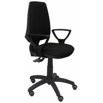 Piqueras y Crespo Elche Silla de Oficina, Tela, Negro, 109x46x46 cm