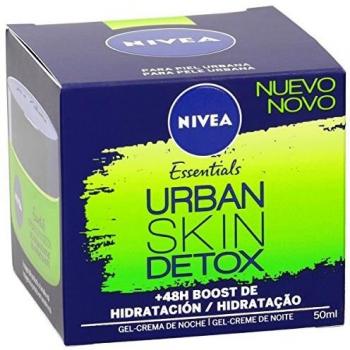 NIVEA Essentials crema de noche hidratante urban detox tarro 50 ml