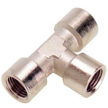 Conector Te Hembra 1/4 en Blister de 2 Unidades