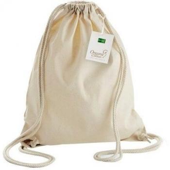 Westford Mill - Mochila saco o cuerdas orgánica Modelo Earthware - 13 Litros