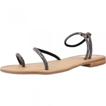 Sandalias de Mujer Hodaxa de Piel con Strass Marca Les Tropeziennes