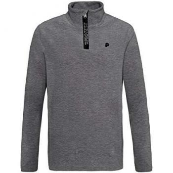 Protest Perfectym Forro Polar, Hombre, Dark Grey Melange, XS