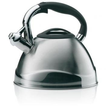 Hervidor Silbato Kela Varus 3L Inox 18/10 con Mecanismo de Apertura Segura y Base para Todos los Fogones