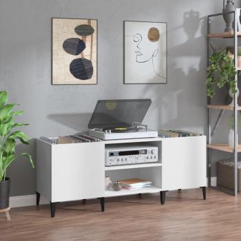 Soporte para móvil de madera multicapa blanco 121x38x48 cm