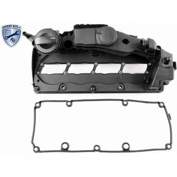 Tapa de Balancines VAICO V10 6472 con junta, tornillos y ventilación para Volkswagen Golf 6