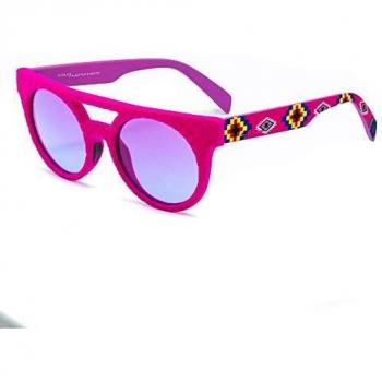 Italia Independent Unisex Sunglasses 50mm Pink Acetate with Category 2 Protection