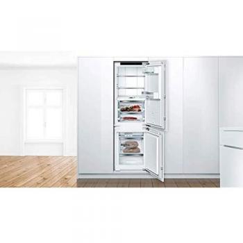 Bosch KIF86PFE0, Serie 8, Combinación refrigerador-congelador empotrable, 177.2 x 55.8 cm, bisagra plana, NoFrost