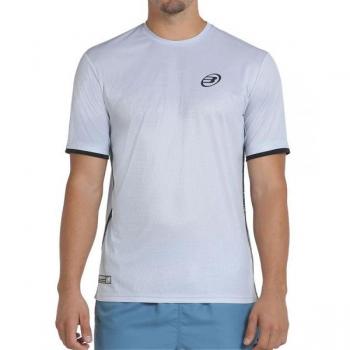 Camiseta de Pádel Hombre Bullpadel Cervan Gris Azulado, Manga Corta