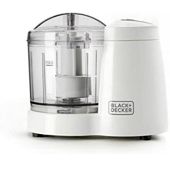 Picadora eléctrica de alimentos Black + Decker BXCH120E con capacidad de 0,35 L y potencia de 120 W