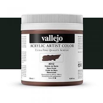 Vallejo : Artist Acrylic Paint : 500ml Pot : Mars Violet