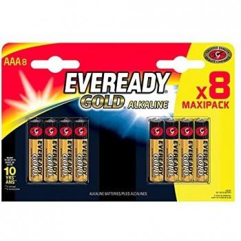 Eveready AAA/LR03 - Pilas alcalinas Doradas