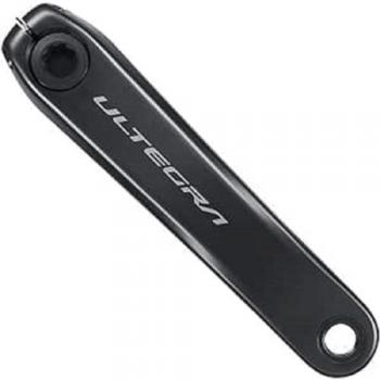 Biela Izquierda Shimano Ultegra R8100 - 172.5mm, Color Negro, Herramientas para Adultos Unisex, Talla Única