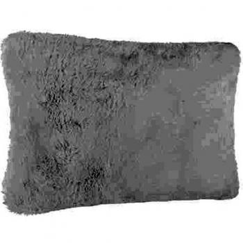 Cojín Decorativo de Piel Sintética Blanca Suave y Desmontable 45x30 cm