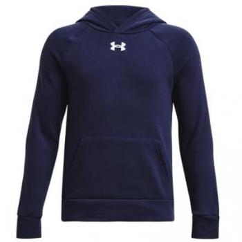 Under Armour Rival Fleece Kids Hoodie - Midnight Navy - Unisex - Size L