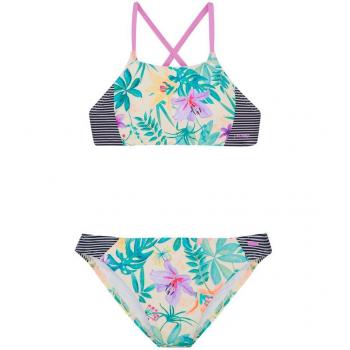 Bikini de niñas Protest Prtsara Jr con estampado colorido, material resistente al agua, protección UV, tirantes ajustables y diseño cómodo para actividades acuáticas