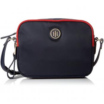 Tommy Hilfiger - Poppy Crossover, Bolsos bandolera Mujer, Azul