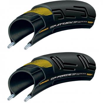 Continental Faltreifen Grand Prix Force  Cubierta, Unisex, Negro, Talla única
