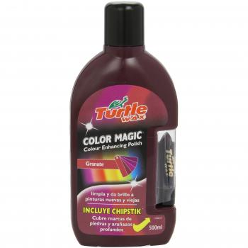 Turtle Wax FG4928 Color Magic Plus Cera con Lápiz Tapa Arañazos, Color Rojo Oscuro