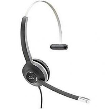 Cisco Headset 531, Wired Single On-Ear Quick Disconnect with USB-A Adapter, Charcoal, 2-Year Limited Liability Warranty