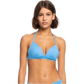 Roxy - Top de Bikini Beach Classics para mujer con diseño moldeado triangular