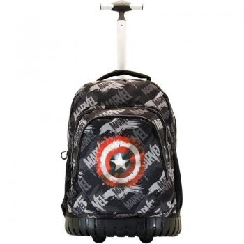 Mochila Trolley GTS FAN Capitán América Scratches Karactermania Gris