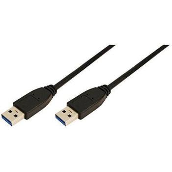 LogiLink CU0039 USB 3.0 Cable, USB-A/M to USB-A/M, 2m, Black