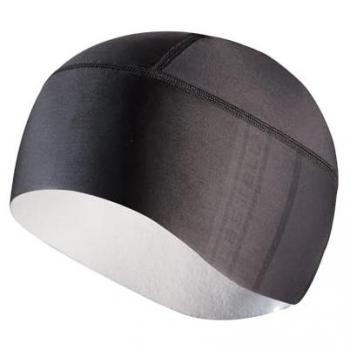 Castelli Gorro Pro Thermal 2 Negro Gorros - Gorro térmico ligero de forro polar para mujer, compatible con casco de ciclismo de carretera y grava, color negro profundo, talla única